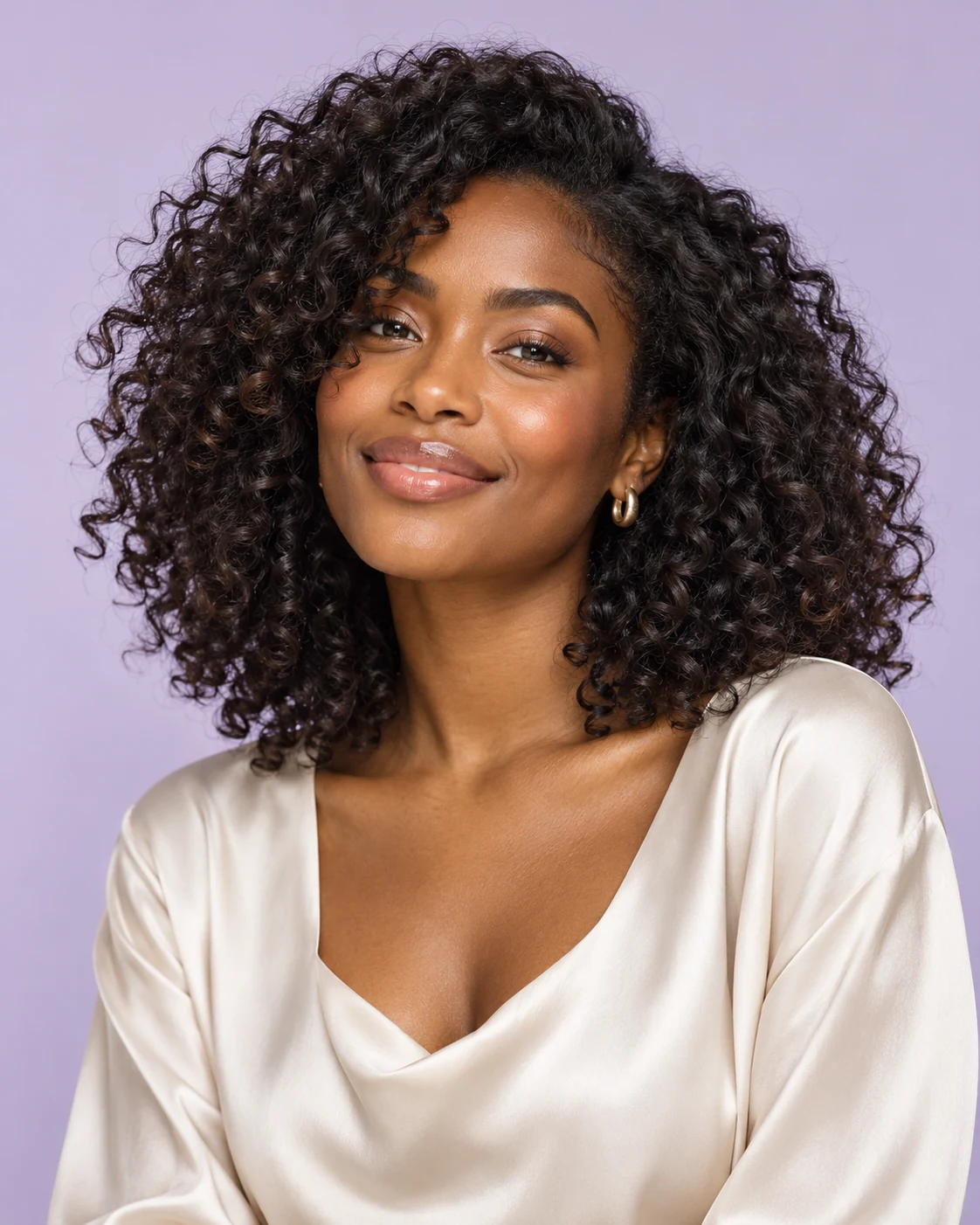 Portrait d’inspiration : des boucles naturelles, libres et pleines de mouvement
