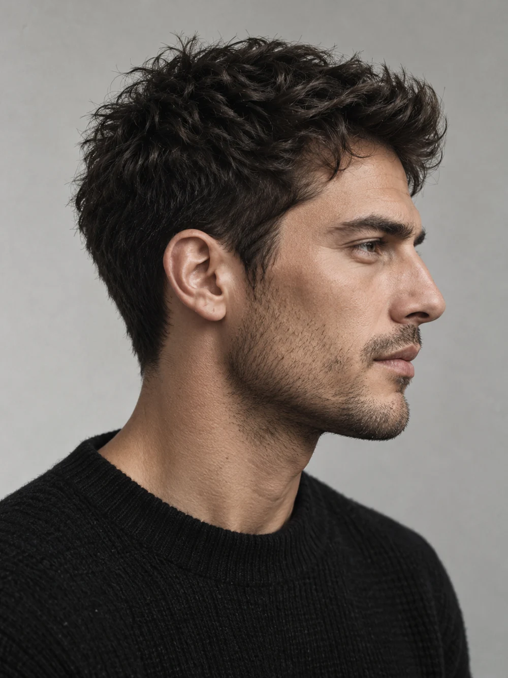 Inspiration coiffure homme : cheveux courts texturés